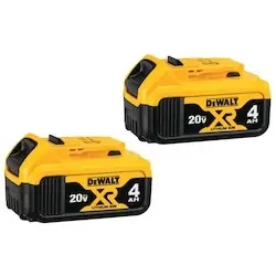 DeWalt DCB204-2 20 Volt Lithium-Ion Battery 2-Pack Exclusive Offer
