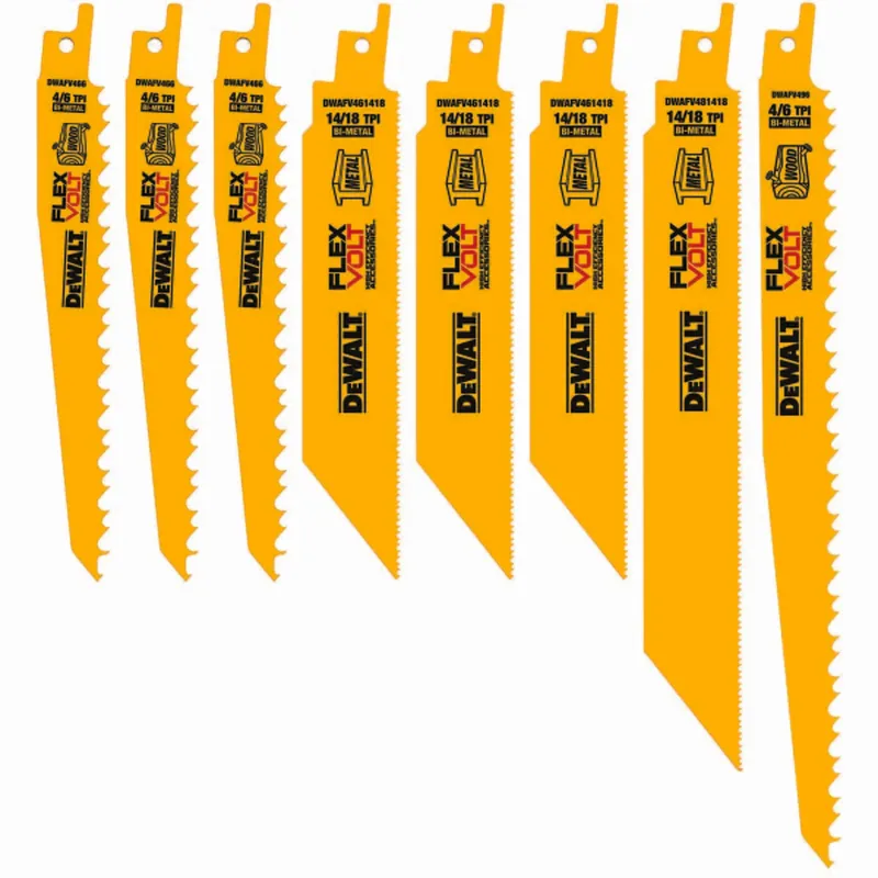 Today Only DeWalt DWAFV48SET 8PC Reciprocating Saw Blade Set