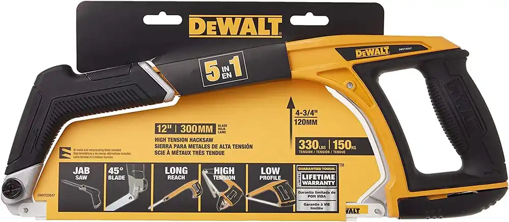 DEWALT DWHT20547L Hack Saw 5-in-1 12 Inches Price Drop