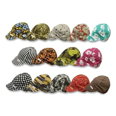 Same Day Shipping Comeaux Caps 10712 Style 1000 Single Sided Cap 7-1/2 Assorted Prints