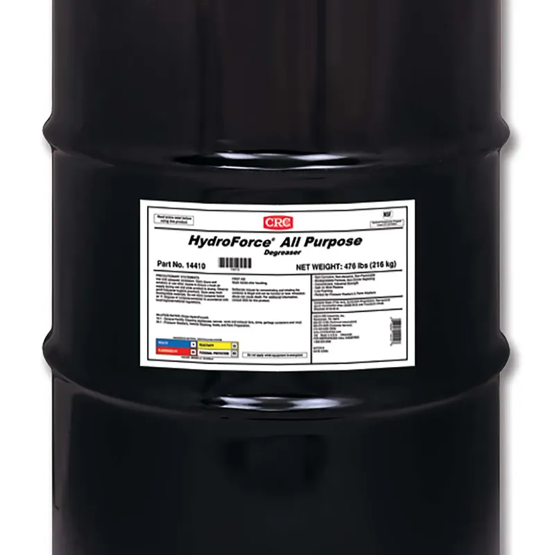 CRC 14410 HydroForce All Purpose Degreaser - 55 Gal New Release
