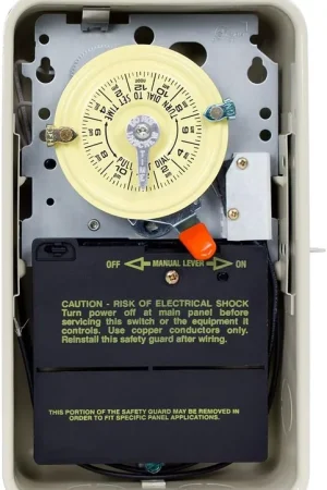 Seasonal Sale Intermatic T101R201 Time Switch 125 VAC 60 Hz 40 Amp SPST