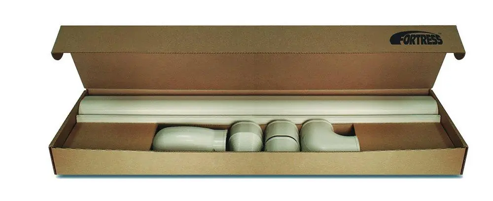 Last Chance Rectorseal 84125 Fortress Lineset Covers 4.5 12'Wall Duct Kit, Ivory 122