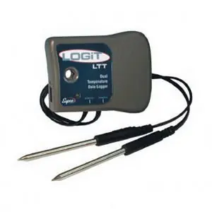 Supco LOGiT LTT External Dual Temp Logger -40 to 170 deg F, 0-95% RH Humidity, 21500 Points Sample Point Storage Weekend Sale