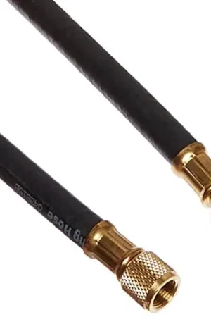 Yellow Jacket 16236 Plus II 3/8 Heavy Duty Charging Hose, 3/8 Flare x 1/4 Flare, 45 Degree, 36 High Quality