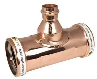 Apollo 10068069 Model 811R 3 x 3 x 1-1/4 in. Press Reducing Domestic UNS C12200 Copper Tee Buy Today