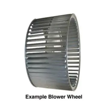 Sale Beckett Corp 0150P00005S Blower Wheel 4.3125in Dia 24.875in WD PTAC Main Indoor