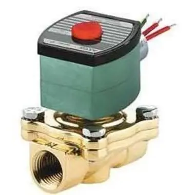 ASCO CONTROLS 8210G018 120/60 Vac 1-1/4 NPT. 2 Way N.O. General Purpose Brass Solenoid Valve For Air Water Light Oil 180F 21720 Super Sale