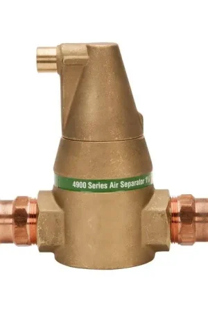 Grab Now Taco 49-100P-1 Vortech 1/2 in. Brass Press In-Line Air Separator