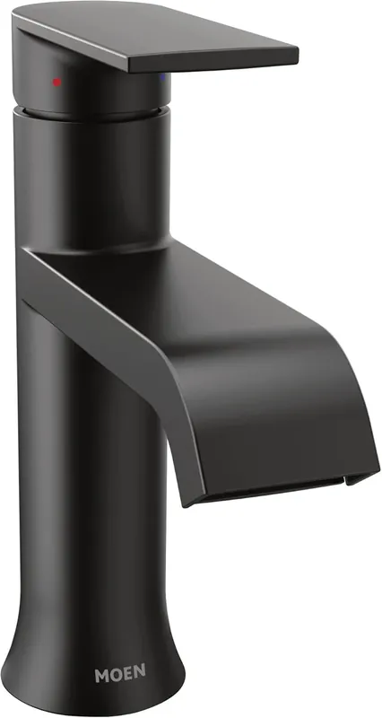 Moen 6702BL Genta LX Matte Black One-Handle Bathroom Faucet Today Only