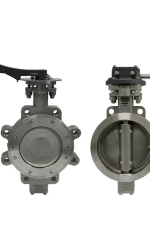 Deal Apollo Valves 215L Series Butterfly Valve - 6 Inch Stainless Steel RTFM Gear Operator Handle