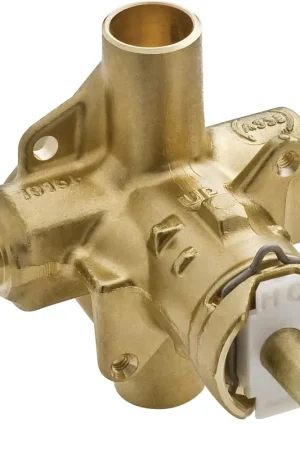Moen 2580 Posi-Temp Pressure Balancing Shower Valve, 0.5 Inch Crimp Ring PEX Connection Buy Direct