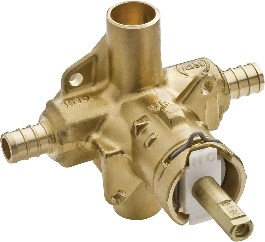Moen 2580 Posi-Temp Pressure Balancing Shower Valve, 0.5 Inch Crimp Ring PEX Connection Buy Direct