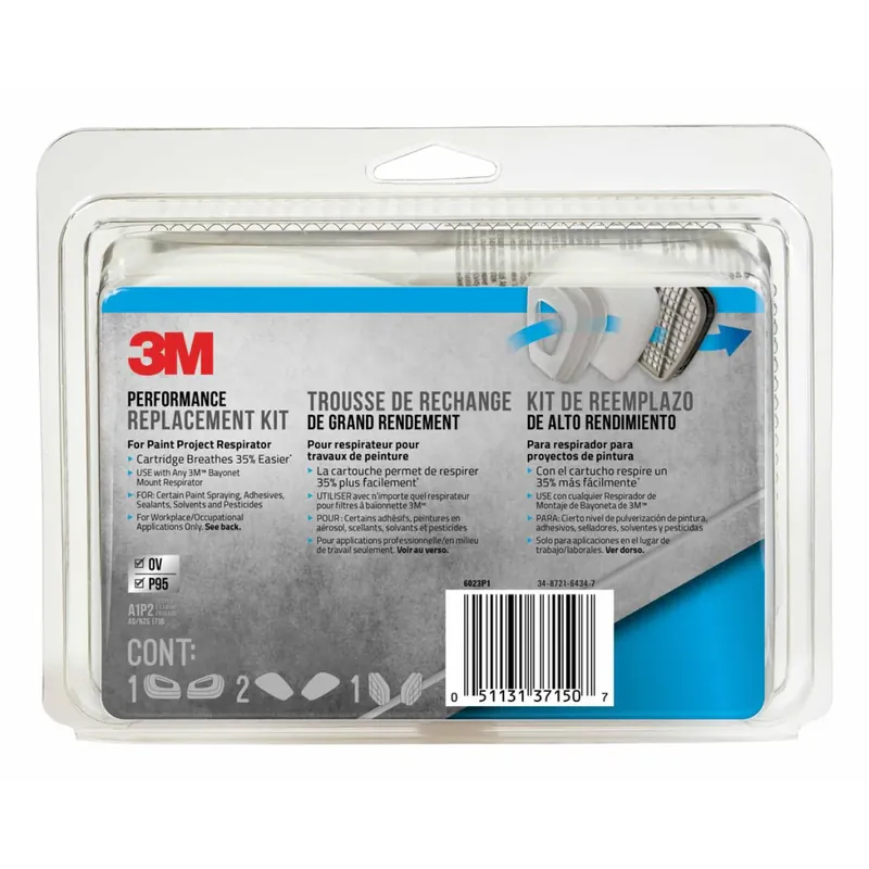 Shop Now 3M 7100153596 Replacement Paint Project Respirator, For Use With 6000 and 7500 Series Half and Full Facepiece Respirators