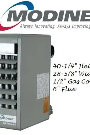 Best Price Modine 43716 Unit Heater Propeller Type Natural Gas 300k BTU 6