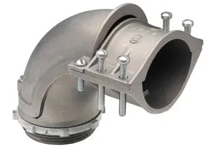Final Sale CAMBRIDGEPORT AIR SYS 811 2 1/2" 90° Malleable Iron Angle Connector