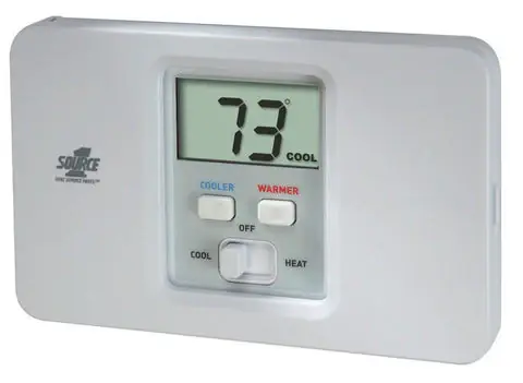 York S1-THEC11NS Non-Programmable Thermostat 1H/1C Professional Grade