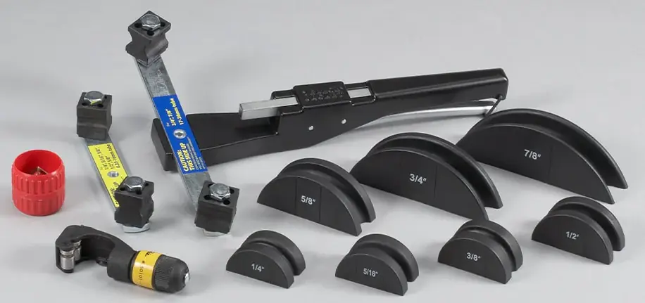 Same Day Shipping Yellow Jacket 60331 Ratchet Hand Tube Bender Kit 1/4 to 7/8 Inch Soft Copper and Aluminum