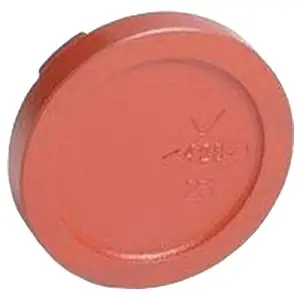 Shop Now Victaulic F024060P00 Model 60 Orange Enamel Painted Ductile Iron Cap, 2-1/2 In Grooved End
