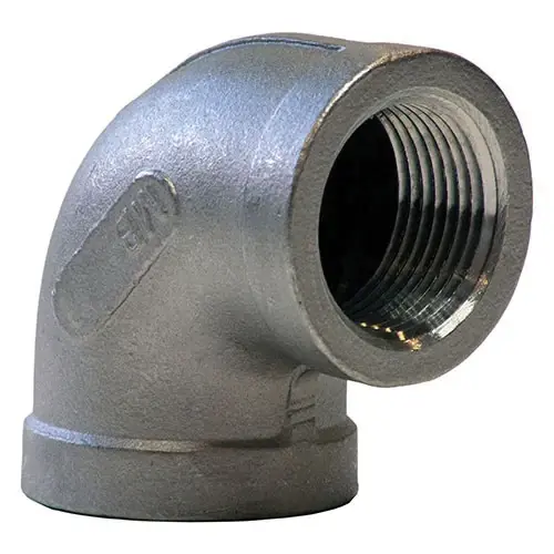 Discount Merit Brass K601-16 90 Deg Banded Elbow 1 in FNPT Class 150