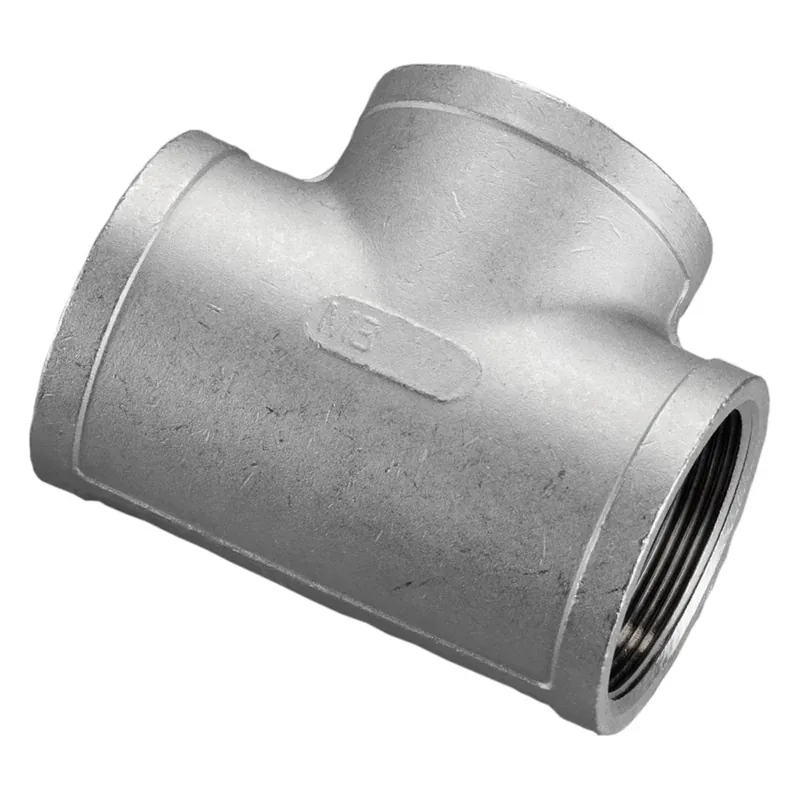 Fresh Stock Merit Brass K606-12 Stainless Steel 316 Cast Pipe Fitting Tee Class 150 3/4 NPT Female