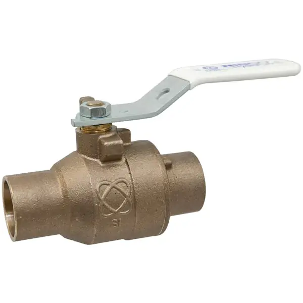 NIBCO NJ830X6 Ball Valve 1/2 Inch Bronze 600 PSI Full Port S585-80-LF Buy Today