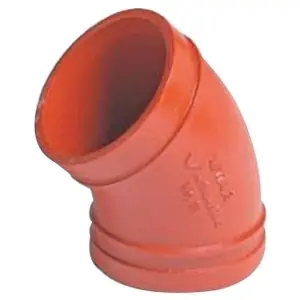 Victaulic F040011P00 Grooved Elbow 45 Degree Ductile Iron Price Drop
