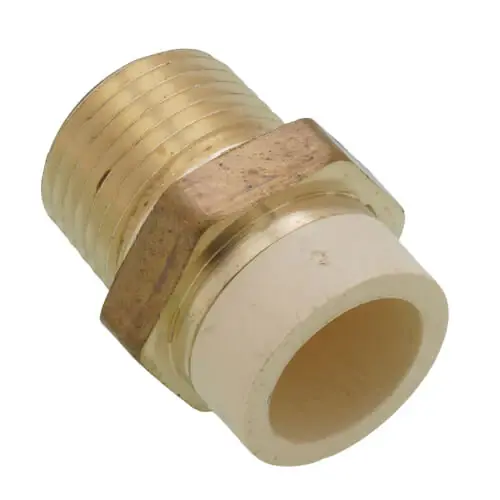 Sioux Chief 646-CG2 Adapter 1/2 MIP X 1/2 CPVC SOC NO LEAD While Supplies Last