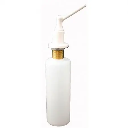 Jones Stephens S10021 White Liquid Soap Dispenser 7 oz Place Order