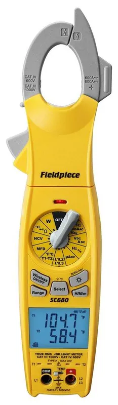 Fieldpiece SC680 Wireless Power Clamp Meter w/ True RMS Bargain