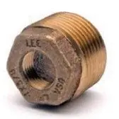 Trusted Brand Matco-Norca B-BU0302LF Brass Bushing, 1/2 inch x 3/8 inch, FPT x MPT