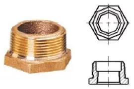 Matco-Norca B-BU0806LF Fitting 2 in x 1-1/4 in Bushing Low Price