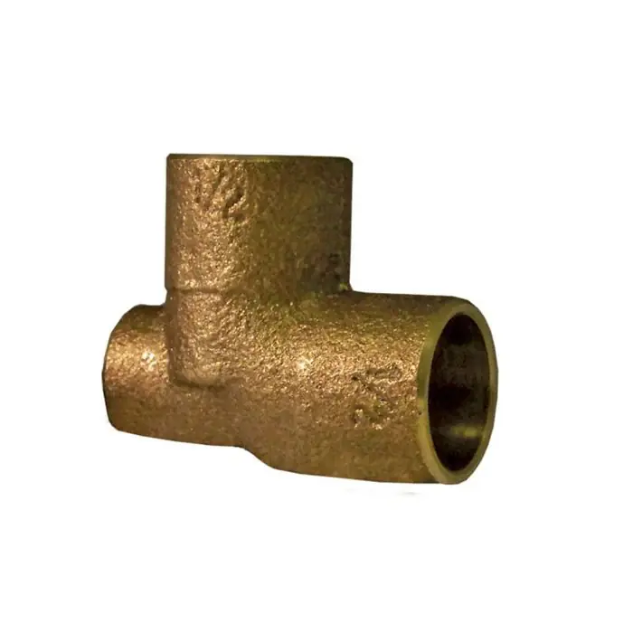Genuine ELKHART PRODUCTS CORP 10056980 4714B 3/4X1/8X3/4 10056980 4714B 34X18X34 CBT34X18X34LF COPPER LEAD FREE BASEBOARD TEE (BG=35) 10056980
