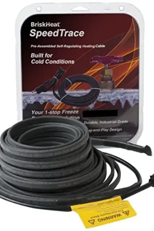 BriskHeat FFSL1-100 Self-Regulating Heating Cable 120VAC 100' Length Low Price