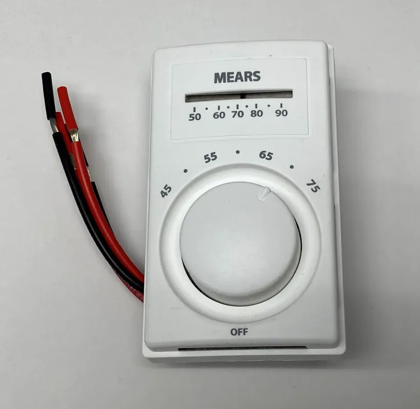Trusted Brand Mears M602W-WT DP T-stat w/thermometer
