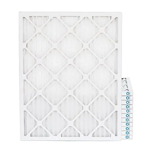 Pamlico Air 21208-0119875215 MERV 8 Pleated HVAC AC Furnace Air Filters 19-7/8 x 21-1/2 x 1 Case of 12 Next Day Delivery