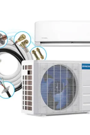 Flash Sale MRCOOL DIY-24-HP-WM-230C25 DIY 4th Gen 24000 BTU 20.5 SEER Energy Star Ductless Mini-Split AC & Heat Pump w/ 25ft Install Kit, Package (208-230V) System