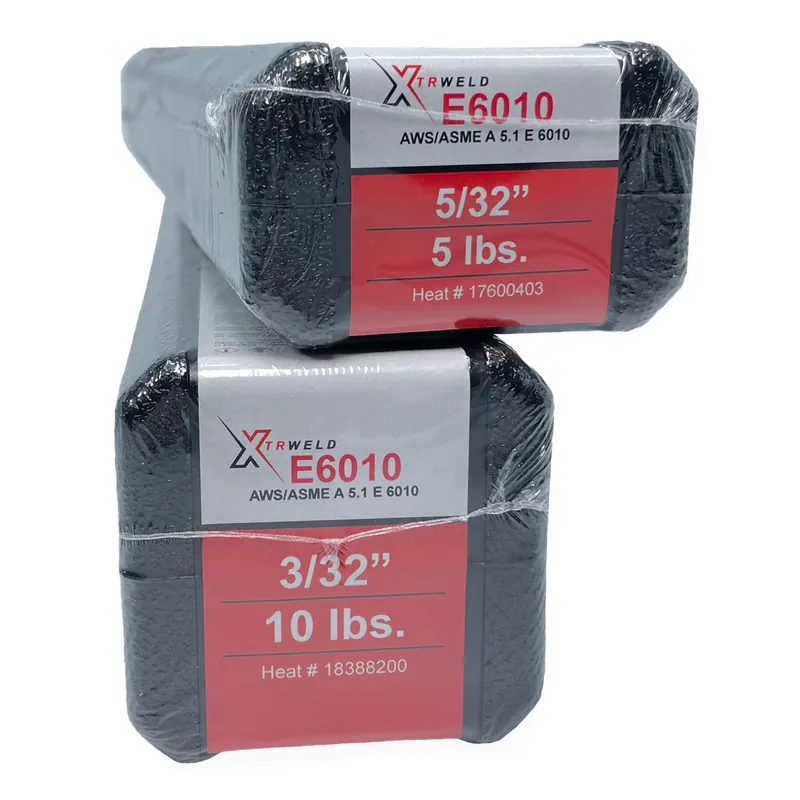 XTRweld Select SE6010156-5 6010 Filler Metal Alloy Steel 5/32 inch 5 lb Pack ESAB E6010 Certified