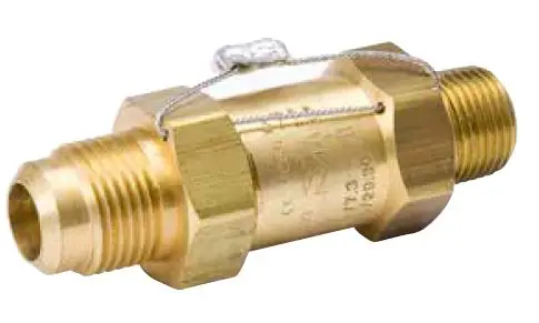 New Arrival Mueller Industries A 15504 R Safetymaster Pressure Relief Valves - Straight Thru - NPTFE Inlet To Flare Outlet