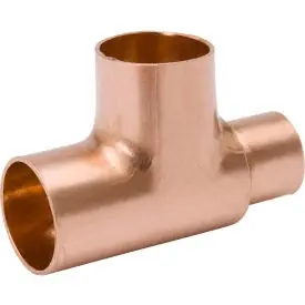 Holiday Sale NIBCO W 04094 Wrot Copper Reducing Tee 611RR, 1-1/2 x 1-1/4 x 1/2