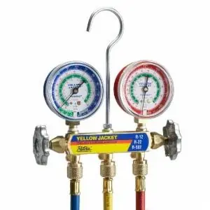 Best Seller Yellow Jacket 41213 Series 41 Manifold with 2-1/2 Inch Gauges, 36 Inches, psi, R-12/22/502
