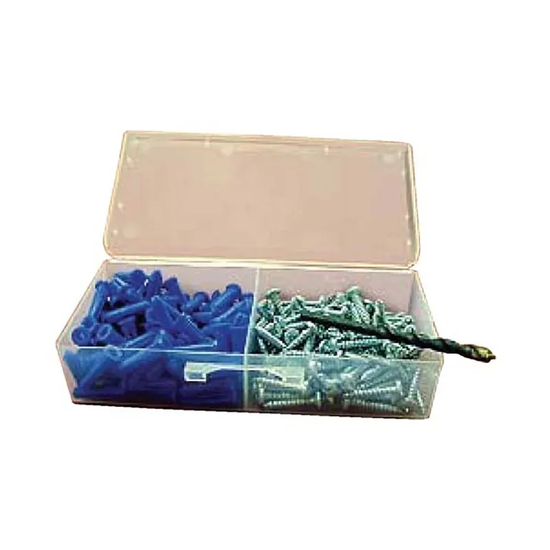 Buy Direct Zep Professional AK1/4HW100 Screw Anchor Kit, 0.25 in x 1 in Plastic