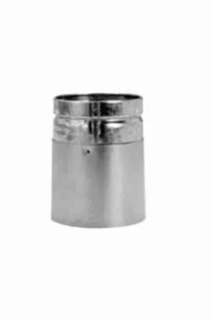 SELKIRK INC 104081-SK Pipe Adapter, Universal Gas Vent, 4 in, Male, Steel, Galv Fresh Stock