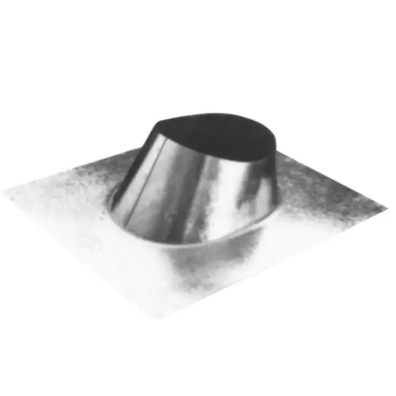 Hart & Cooley 11/2F Duct Flashing, Standard Round, 1.5 in, Galv Steel, Meets UL Budget