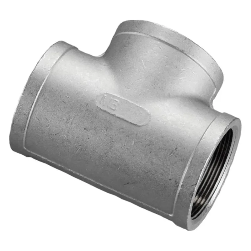 Merit Brass 31110013 114 150# THREADED 304 STAINLESS STEEL TEE Crafted