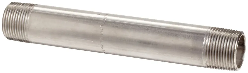 Merit Brass 4016-600 Stainless Steel Pipe Nipple 1 Inch x 6 Inch SCH 40 Welded Place Order