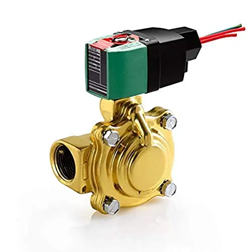 Sale Asco 8210P004LF12-24/DC - Lead-Free Brass Pilot Operated Solenoid Valve - 12-24 DC Only
