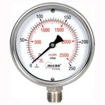 Goss Inc STE-146 Gauge Fuel 1 1/2 (0-30#) Authentic